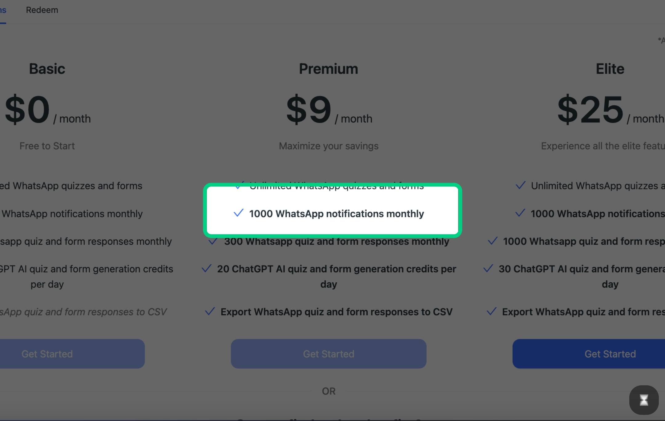 Our plan starts from $9 a month for 1,000 notifications